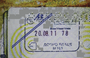 Markierter Reisepass